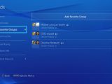 PS4 Firmware 3.00: Favorite Groups