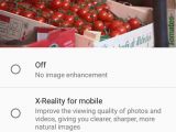 X-Reality feature on Xperia X Concept