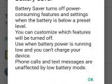 Battery Saver mode