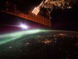 Auroras seen from space