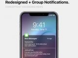 Redesigned, grouped notifications
