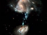There are four galaxies in this space image