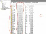The Windows events log viewer