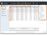 Import and export Media files using Syncios