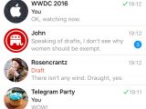 Telegram introduces drafts