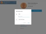 Edit the contact information of your friends using Telegram Desktop