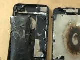 How an iPhone 7 looks after catching fire