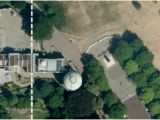 The Greenwich Prime Meridian no longer runs through the Airy Transit Circle at the Royal Observatory in Greenwich, England