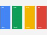 The Google colors remain unchanged