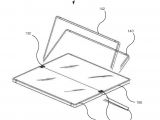 Live hinge patent drawing
