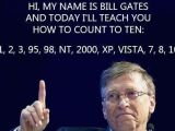 Bill Gates has no problem counting to 10