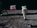 The first human on the Moon
