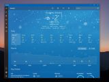 The Weather app in Windows 10