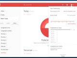 The Todoist Productivity panel where you get to analyze your performance