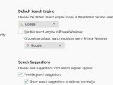 New search options in Firefox