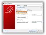 Apply a password to protect the PDF files using doPDF