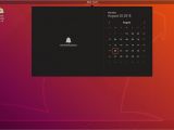 Ubuntu 18.10 with Yaru theme - calendar