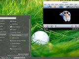 Cinnamon 3.2.8 desktop with SMPlayer running