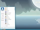 UKUI desktop with new start menu