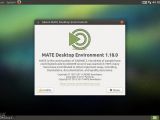 Powered by MATE 1.18 desktop environment