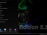Ultimate Edition 5.1 with Applications Menu in KDE Plasma 5.5.5
