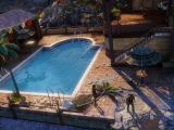 Ruined pool in Uncharted: The Nathan Drake Collection