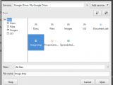 Remote Files Dialog with icon view