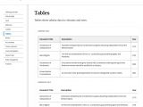 Recommendations for tables and data grids