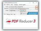 Set the source folder with PDF files and output directory in ORPALIS PDF Reducer Free
