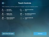 Steam Link app touch controls