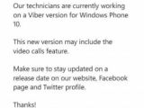 Viber for Windows 10 Mobile in the works