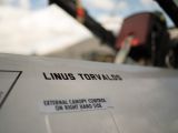Linus Torvalds' name is written on the jet