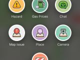 Waze 4.0 on iPhone report UI