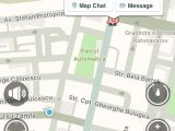 Waze 4.0 on iPhone traffic info