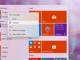 Removing apps from the Start menu