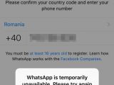 WhatsApp activation issue on iPhone