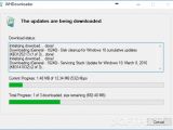Windows Updates downloaded with WHDownloader are now being installed