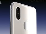 White iPhone 8 renders