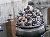A boat with immigrants at Dismaland
