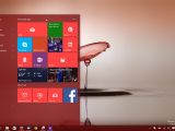 Windows 10 build 10162 Start menu