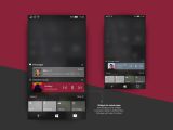 Windows 10 Mobile concept with Fluent Design