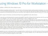 Windows 10 Pro for Advanced PCs official info