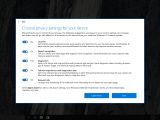 Essential settings displayed after updating to Creators Update