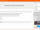 Windows ISO Downloader main interface