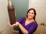 The woman found the bomb when she was a teenager