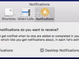 Last but not least, Wunderlist allows you to decide if you want to receive desktop or email notifications