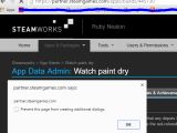 XSS bug on Steamworks, proof-of-concept