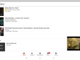 YouTube running with perfect video and sound quality – the small picture/video down to the right