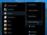 Adding app icons to the desktop in Zorin OS 12.1
