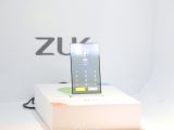 ZUK smartphone prototype with transparent display, dialer app